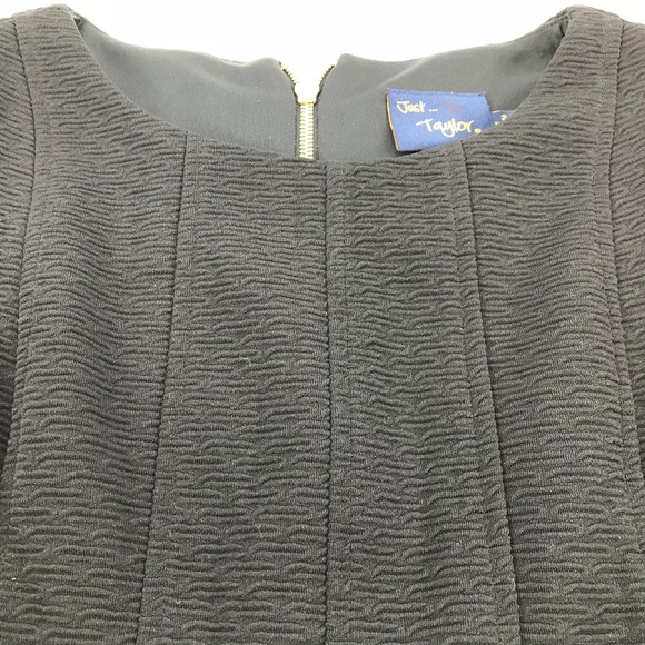 Just... Taylor dress size 2 black sleeveless midi - Picture 5 of 8